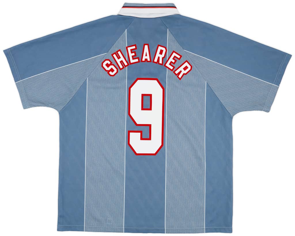 1996-97 England Away Shirt Shearer #9 - 7/10 - (XL)
