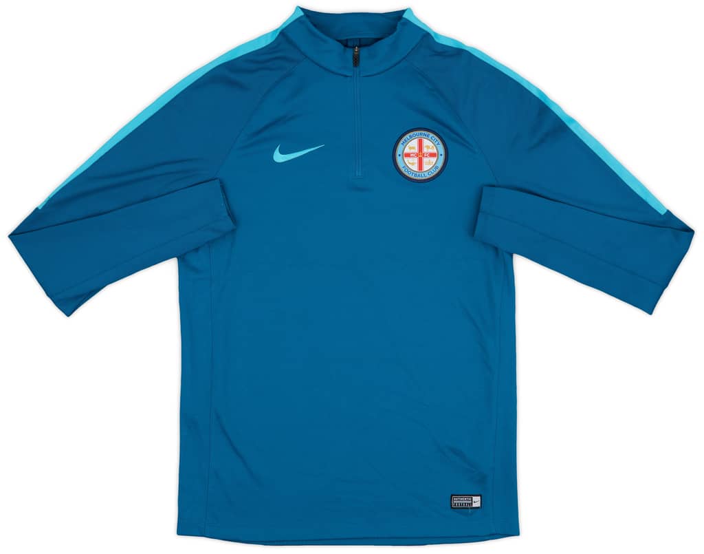 2016-17 Melbourne City Nike 1/4 Zip Drill Top - 9/10 - (M)