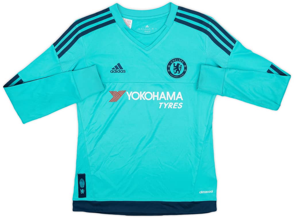2015-16 Chelsea GK Shirt - 8/10 - (M.Boys)