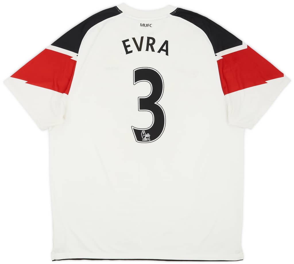 2010-12 Manchester United Away Shirt Evra #3 - 6/10 - (XL)
