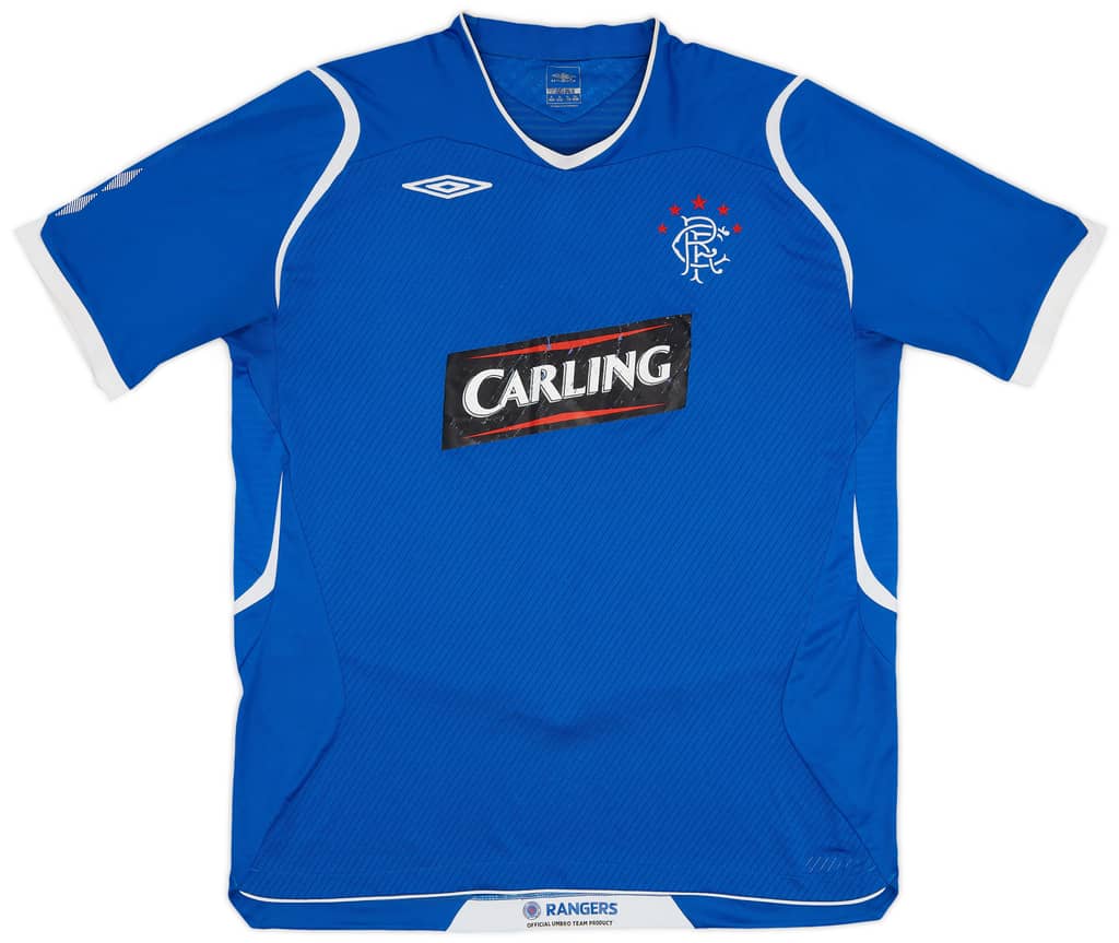 2008-09 Rangers Home Shirt - 6/10 - (XL)