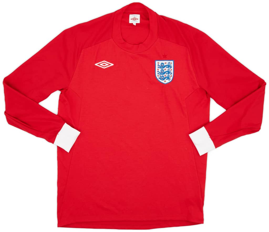 2010-11 England Away L/S Shirt - 9/10 - (L)