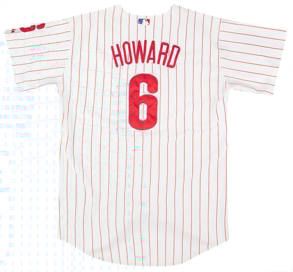 2004-08 Philadelphia Phillies Howard #6 Authentic Majestic Jersey (Home) XXL