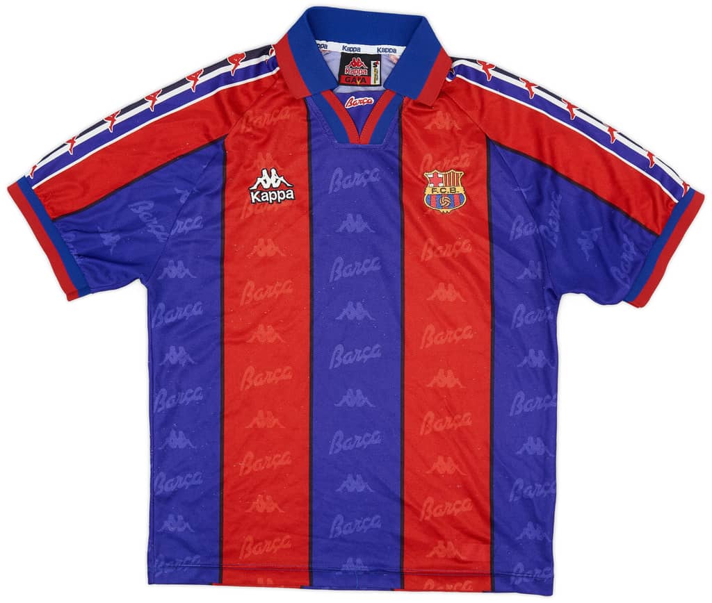 1995-97 Barcelona Home Shirt - 6/10 - (S)
