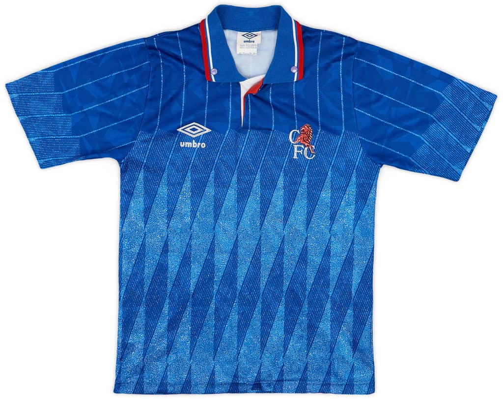 1989-91 Chelsea Home Shirt - 7/10 - (S.Boys)