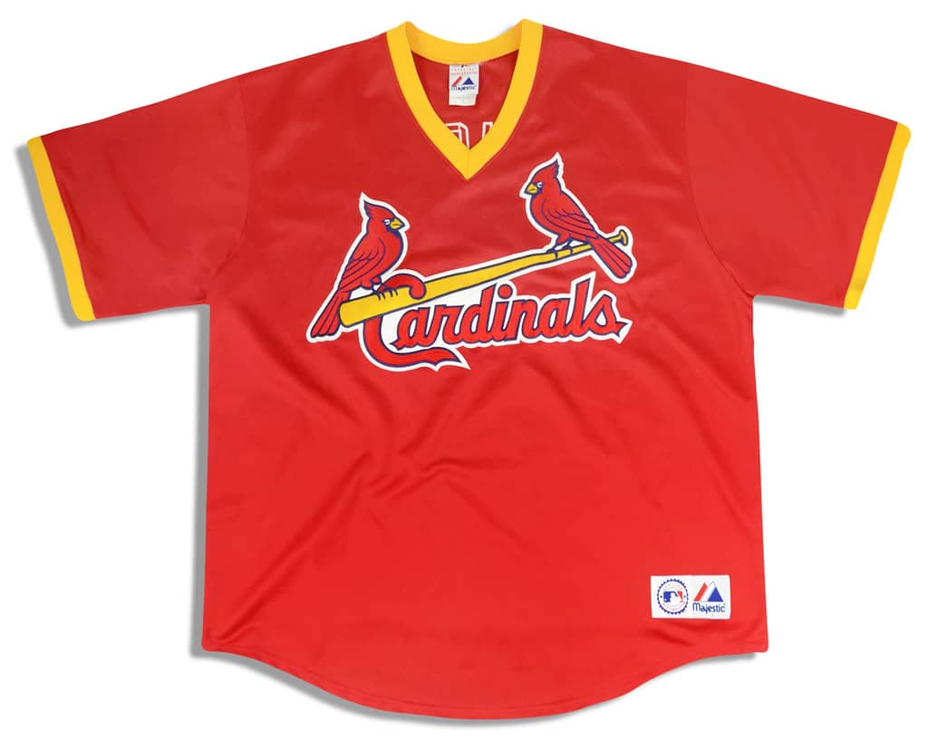 2000s St. Louis Cardinals Pujols #5 Majestic Batting Practice Jersey XXL