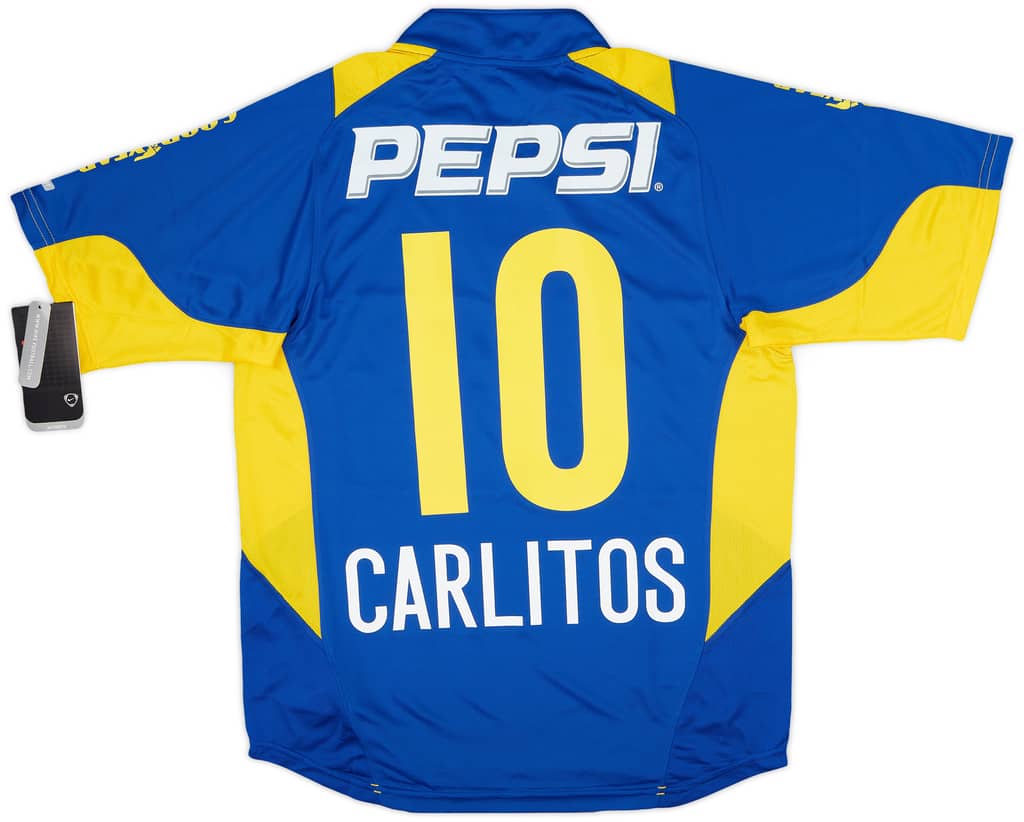 2004-05 Boca Juniors Home Shirt Carlitos #10 (S)
