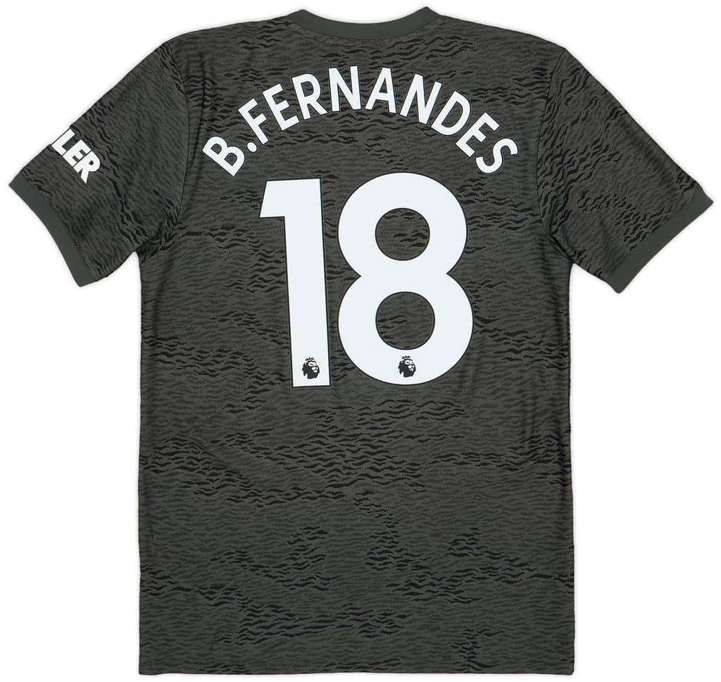 2020-21 Manchester United Away Shirt B.Fernandes #18 - 7/10 - (S)