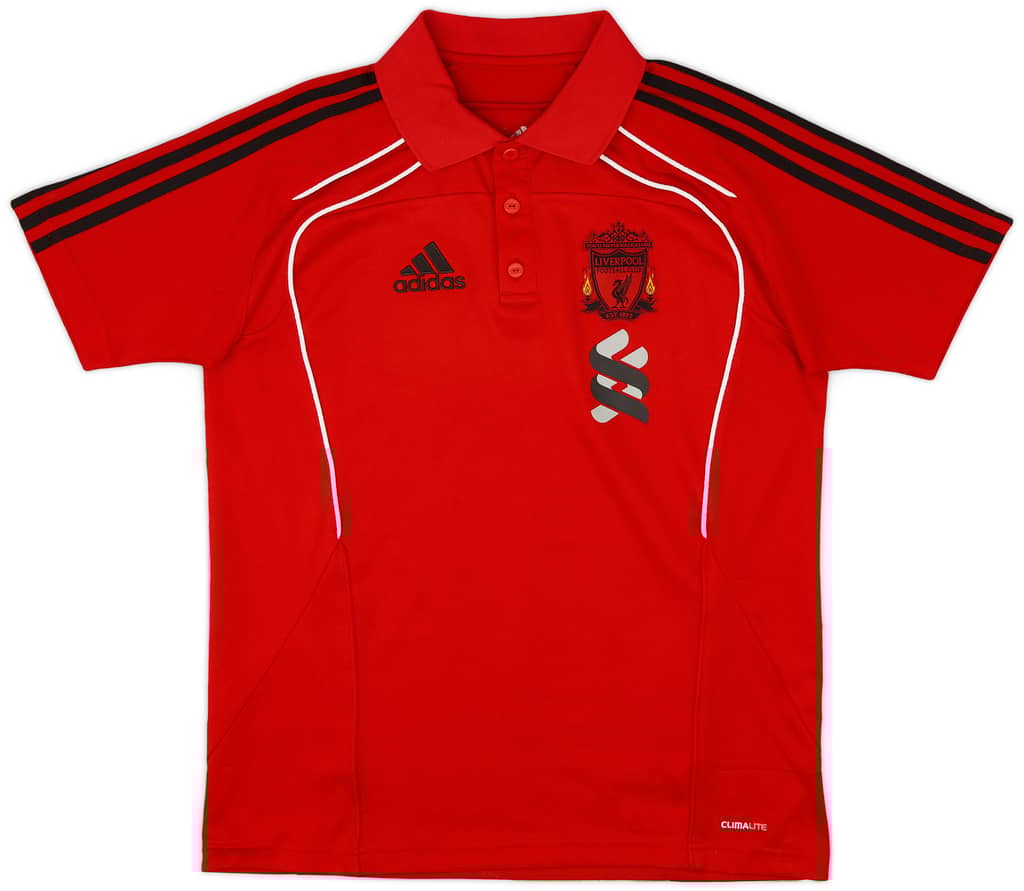 2010-11 Liverpool adidas Polo Shirt - 8/10 - (S)