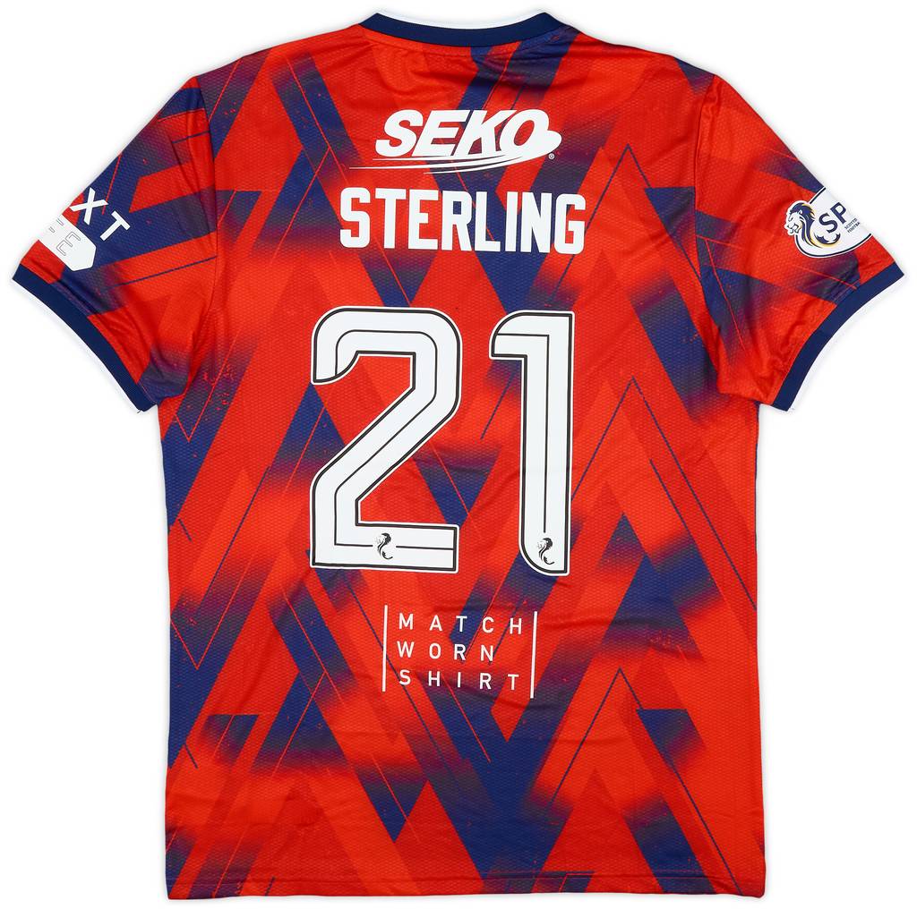 2023-24 Rangers Match Issue Fourth Shirt Sterling #21