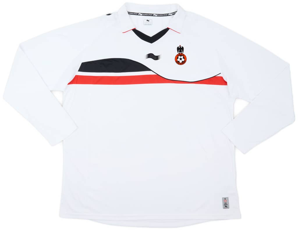 2011-12 Nice Away L/S Shirt - 8/10 - (3XL)