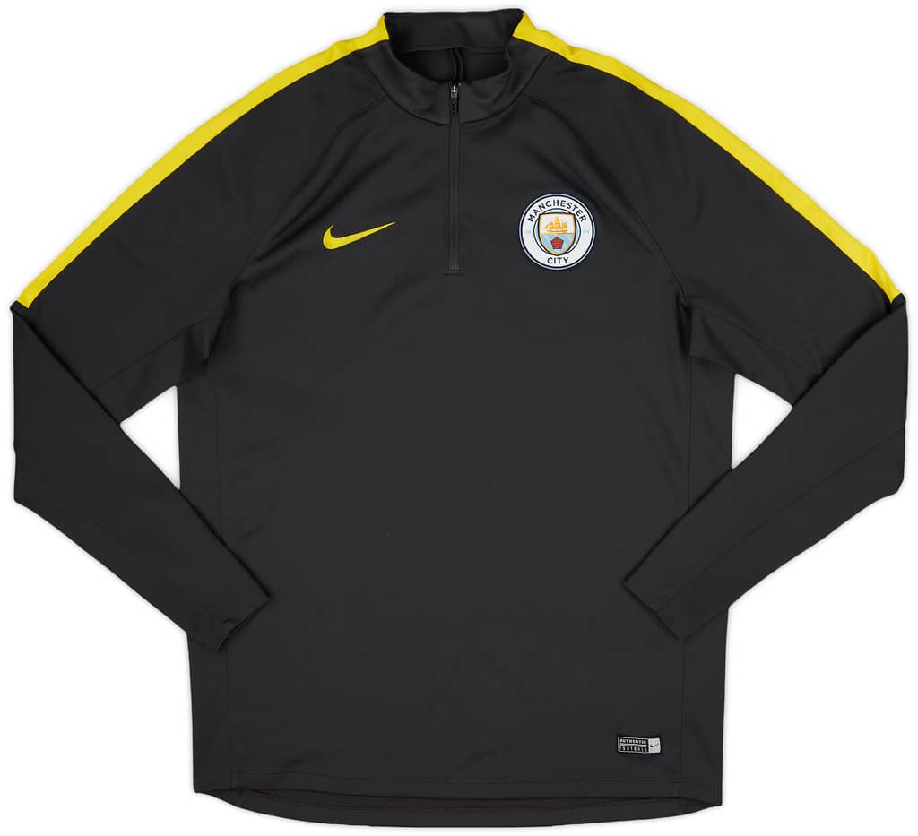 2016-17 Manchester City Nike 1/4 Zip Training Top - 8/10 - (L)