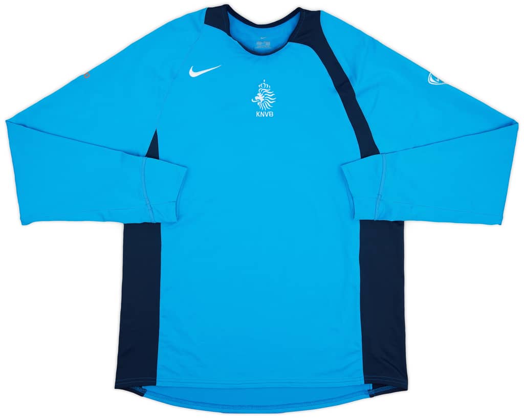 2004-05 Netherlands Nike Training L/S Shirt - 8/10 - (M)
