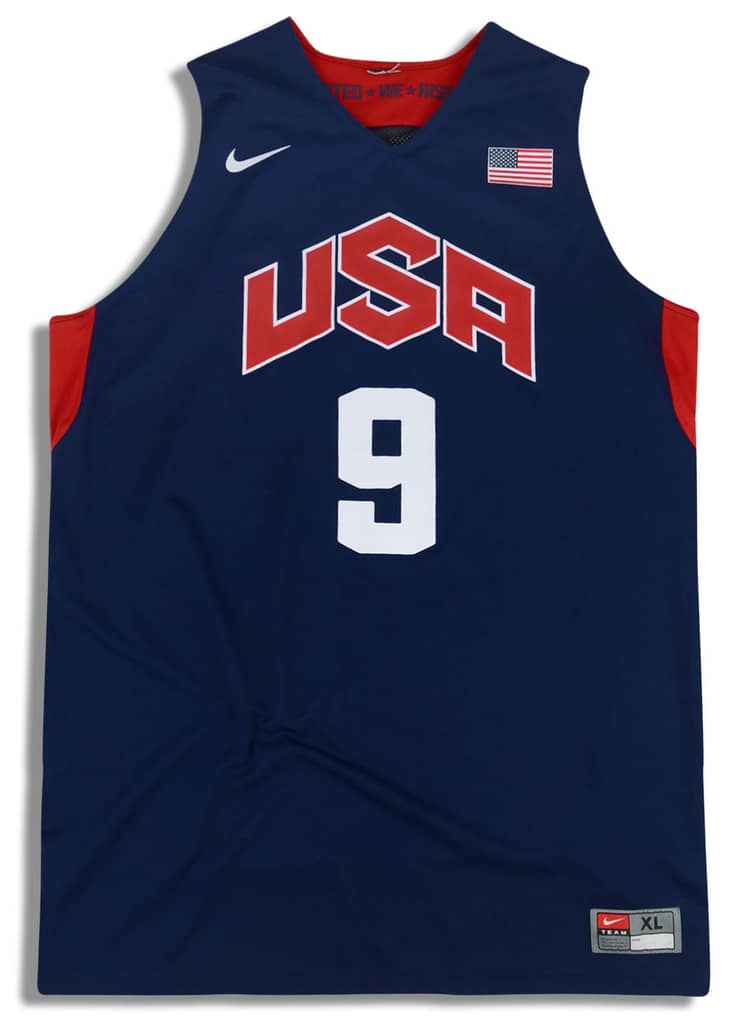 2012 USA Wade #9 Nike Jersey (Away) XL