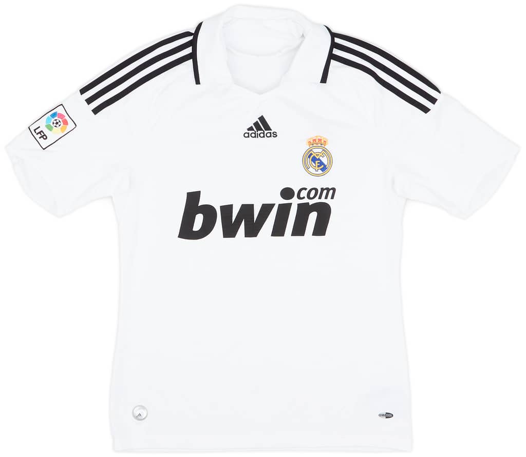 2008-09 Real Madrid Home Shirt - 7/10 - (XL.Boys)
