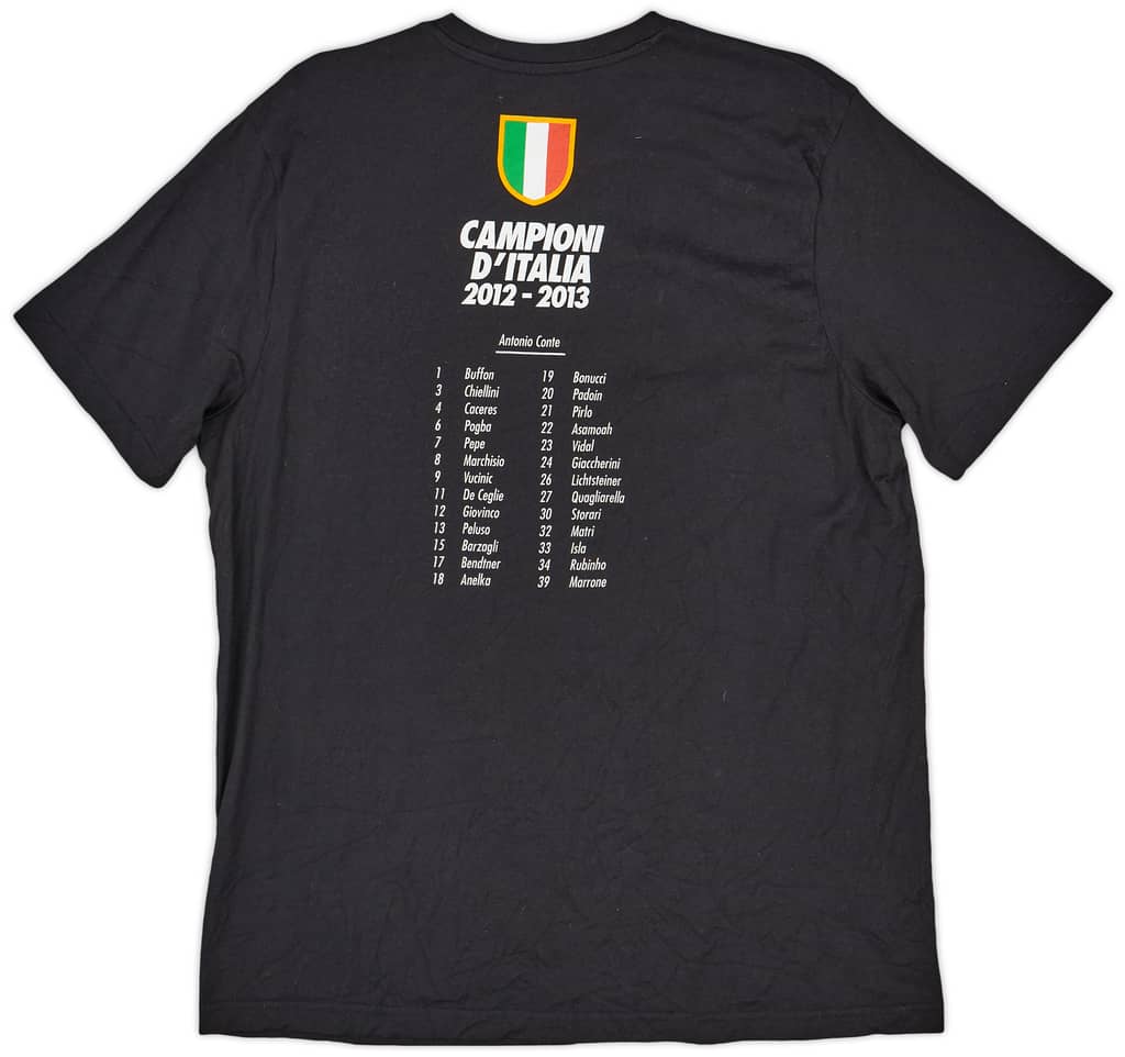 2013 Juventus 'Campioni D'Italia' Nike Graphic Tee - 9/10 - (XL)