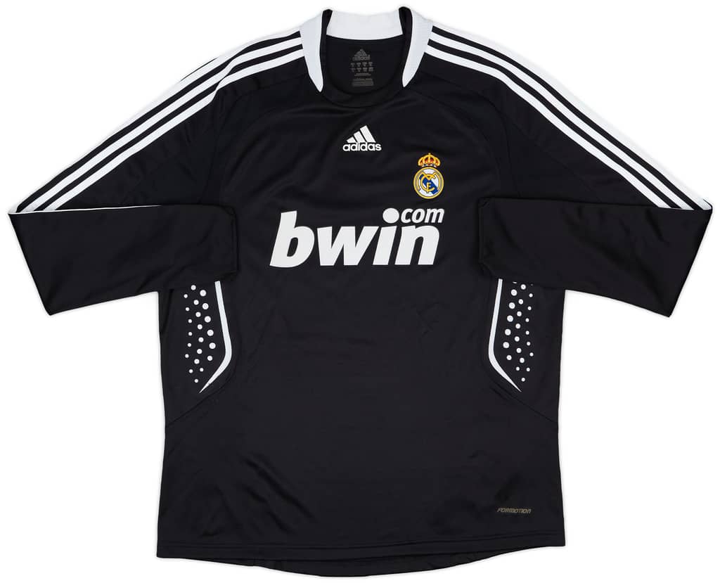 2008-09 Real Madrid Match Issue Third L/S Shirt #25