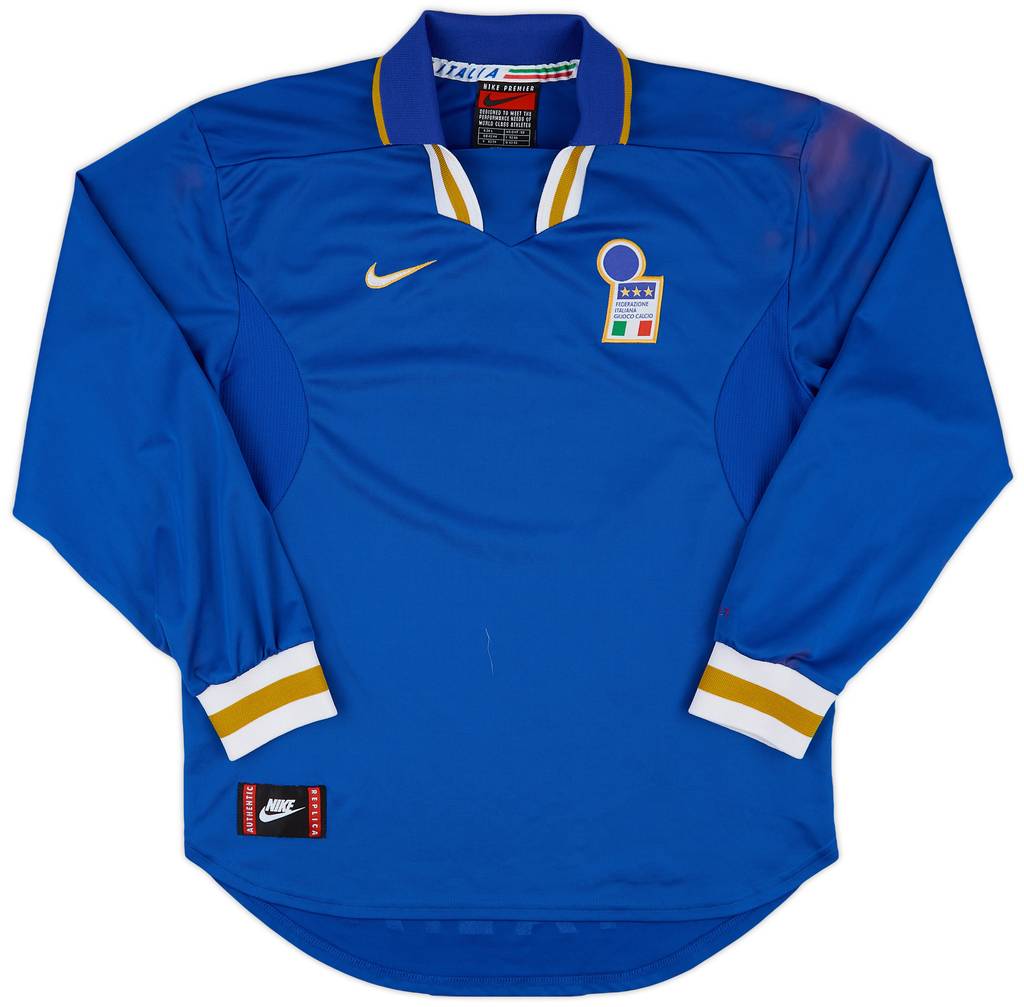 1996-97 Italy Home L/S Shirt - 7/10 - (L)