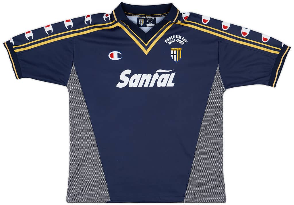 2001-02 Parma 'Signed' Finale TIM Cup Away Shirt - 8/10 - (XL)