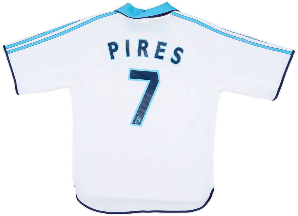 1999-00 Olympique Marseille Home Shirt Pires #7 - 8/10 - (S)