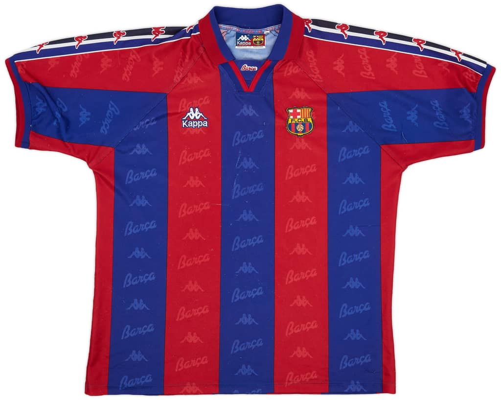 1995-97 Barcelona Home Shirt - 6/10 - (XL)