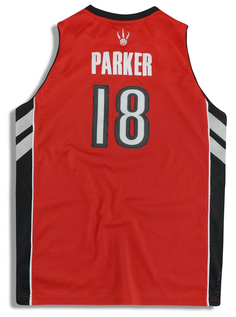 2006-09 Toronto Raptors Parker #18 adidas Swingman Jersey (Away) Y