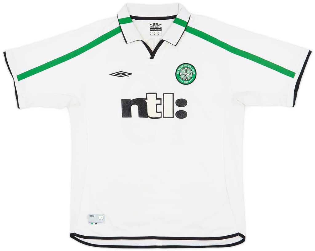 2001-02 Celtic Away Shirt Petrov #19 - 5/10 - (XL)