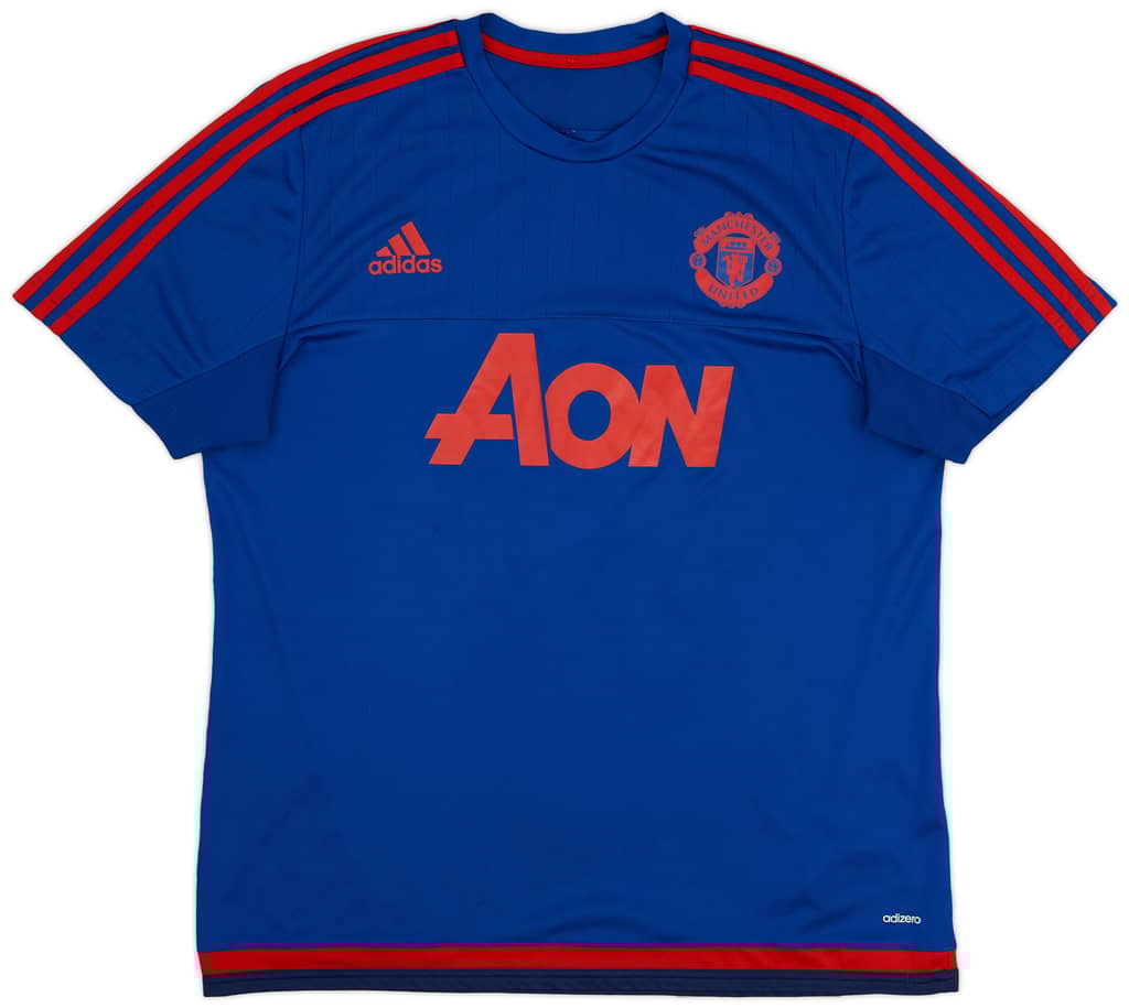 2015-16 Manchester United adidas Training Shirt - 8/10 - (XL)