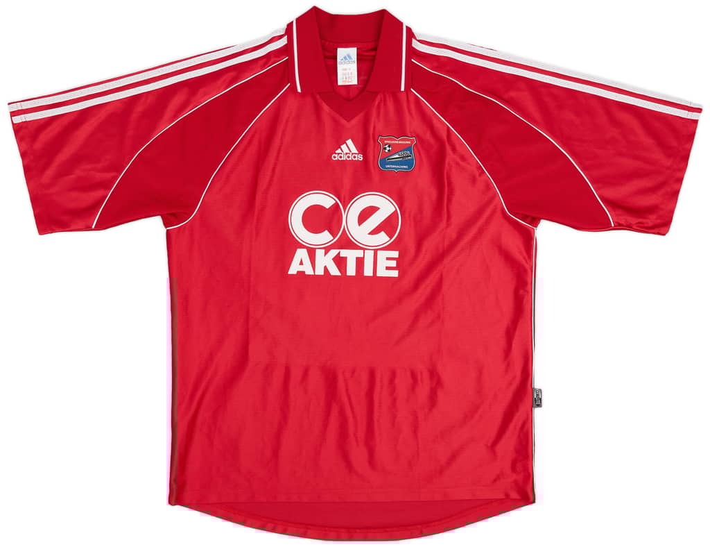 1999-00 Unterhaching Signed Home Shirt Garcia #14 - 9/10 - (XL)