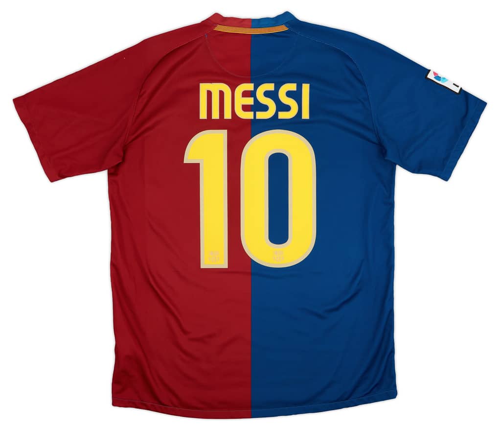 2008-09 Barcelona Home Shirt Messi #10 - 8/10 - (S)