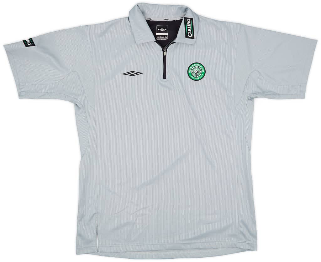2004-05 Celtic Umbro 1/4 Zip Training Shirt - 8/10 - (L)