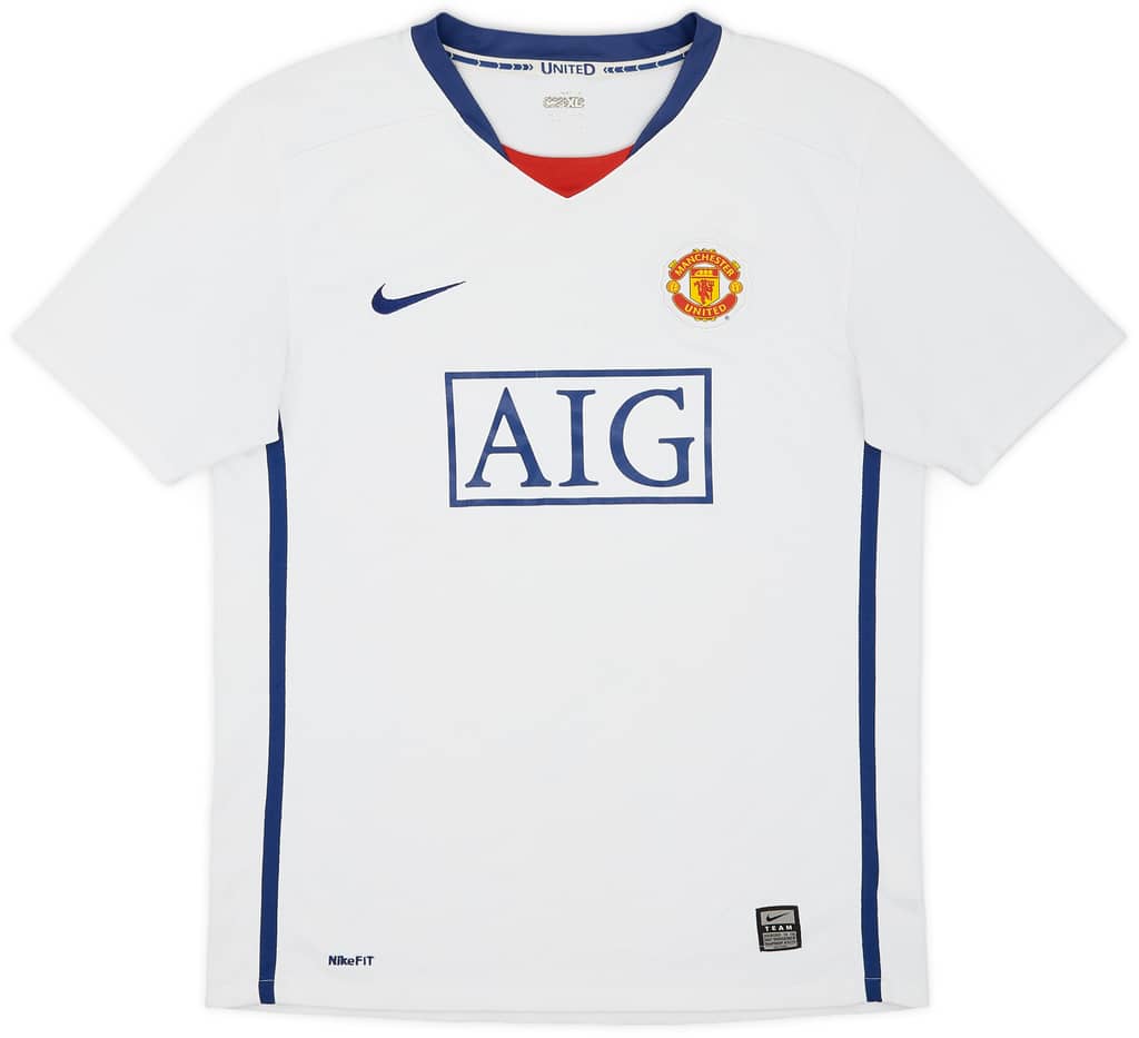2008-10 Manchester United Away Shirt - 6/10 - (XL.Boys)