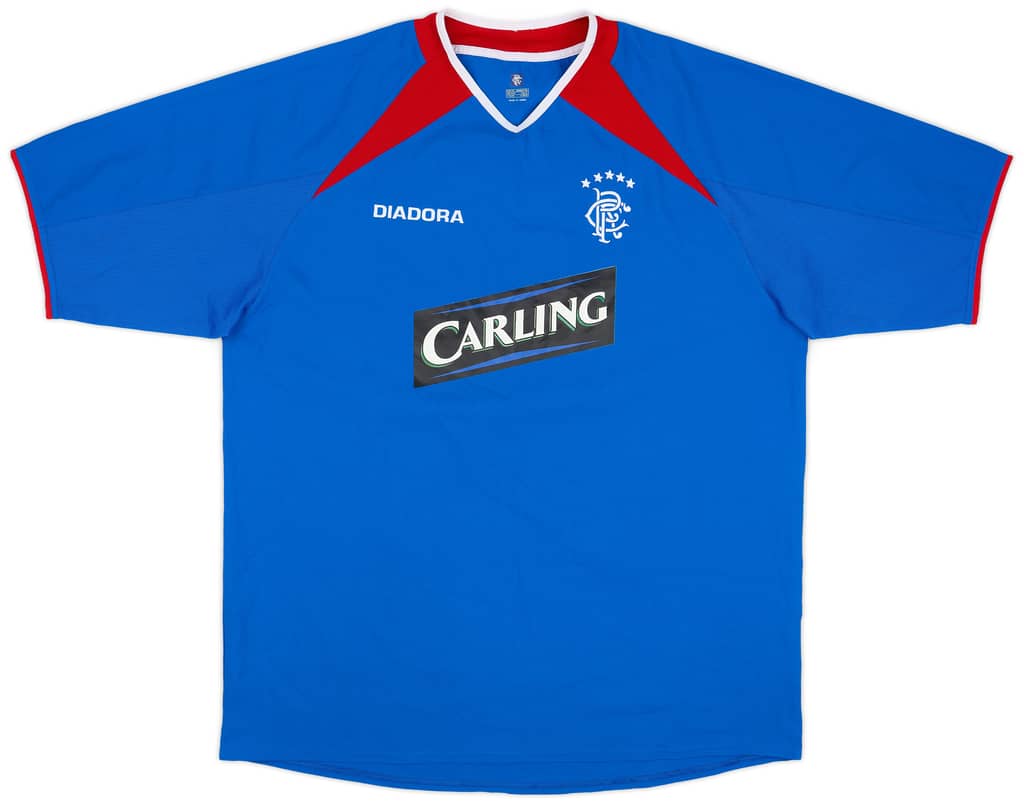 2003-05 Rangers Home Shirt - 8/10 - (XL)