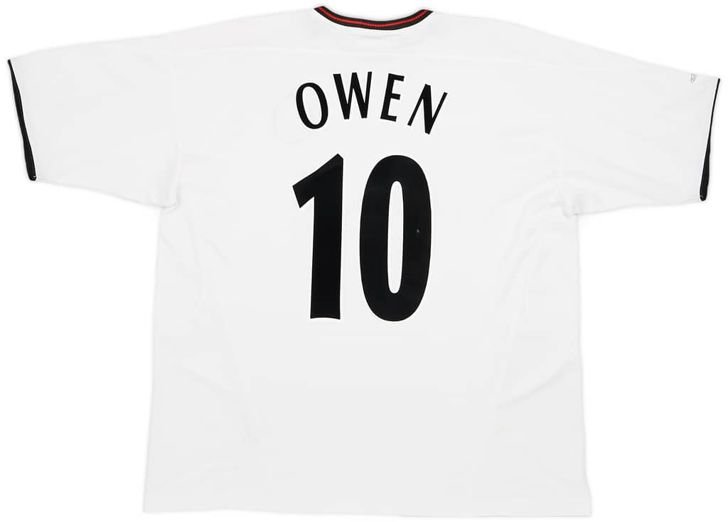 2003-04 Liverpool Away Shirt Owen #10 - 8/10 - (XL)