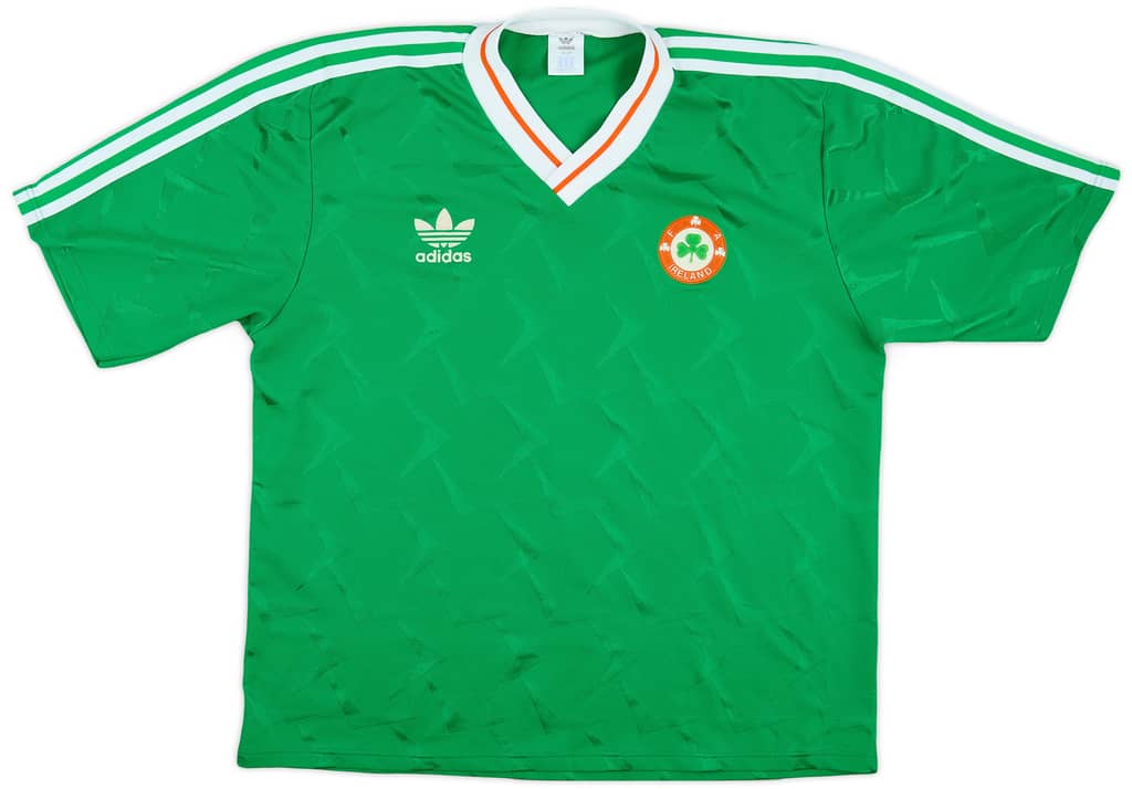 1990-92 Ireland Home Shirt - 8/10 - (L)