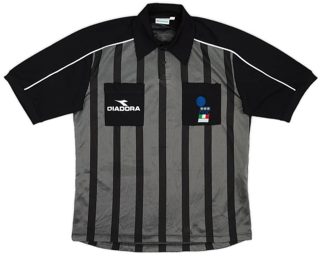 1990s Italy FIGC Diadora Referee Shirt - 7/10 - (L)