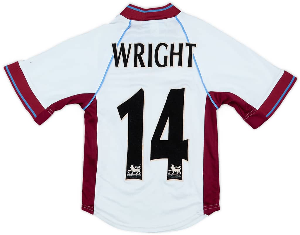 1998-99 West Ham Away Shirt Wright #14 - 6/10 - (S.Boys)