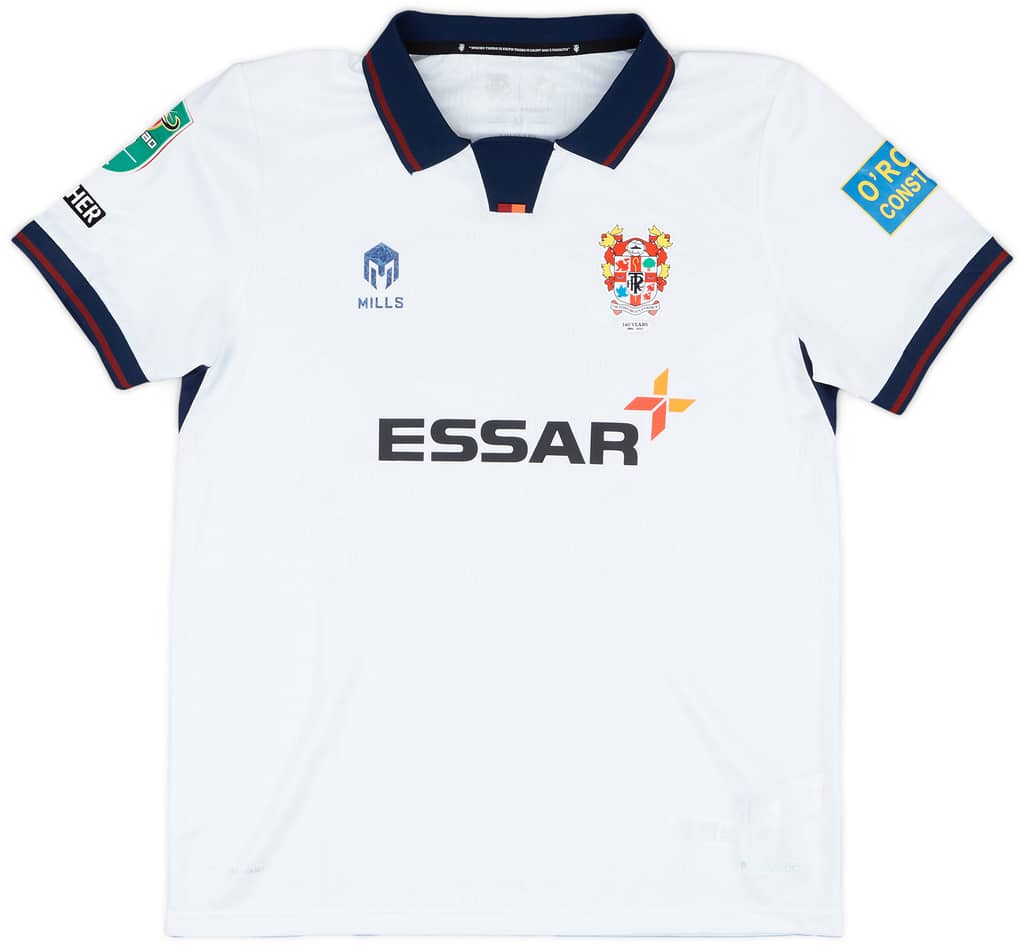 2024-25 Tranmere Match Issue Home Shirt Wood #23