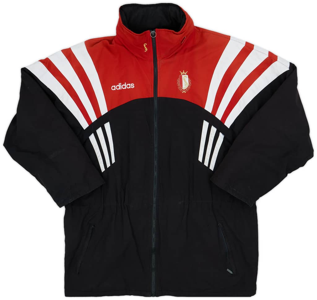 1996-97 Standard Liege adidas Padded Bench Coat - 7/10 - (L/XL)