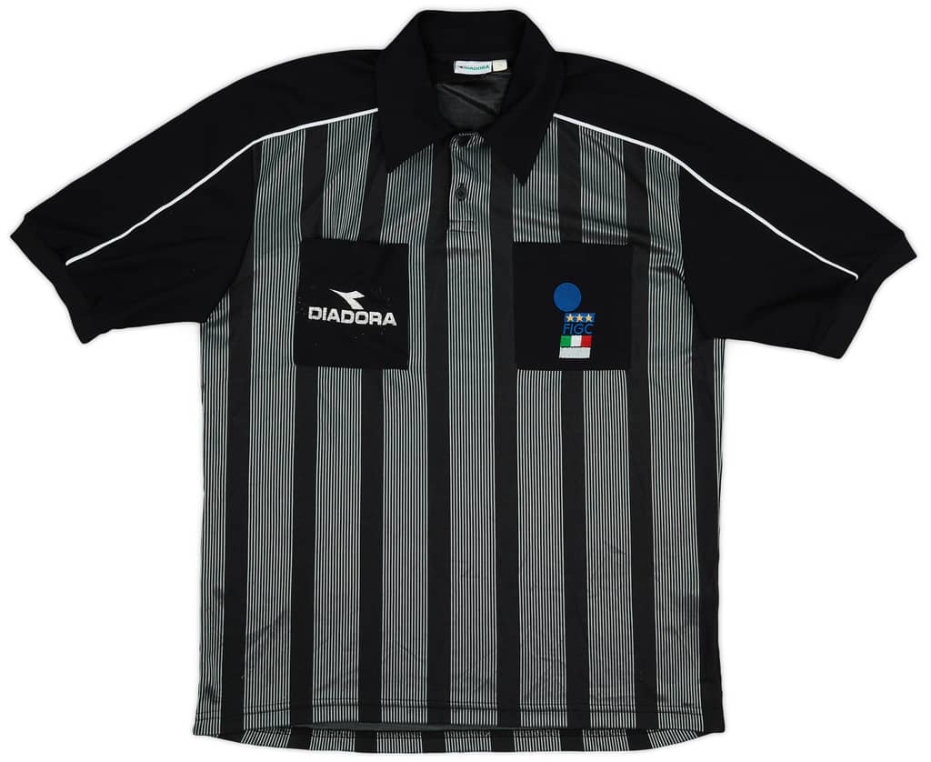 1999-00 Italy FIGC Diadora Referee Shirt - 7/10 - (XL)