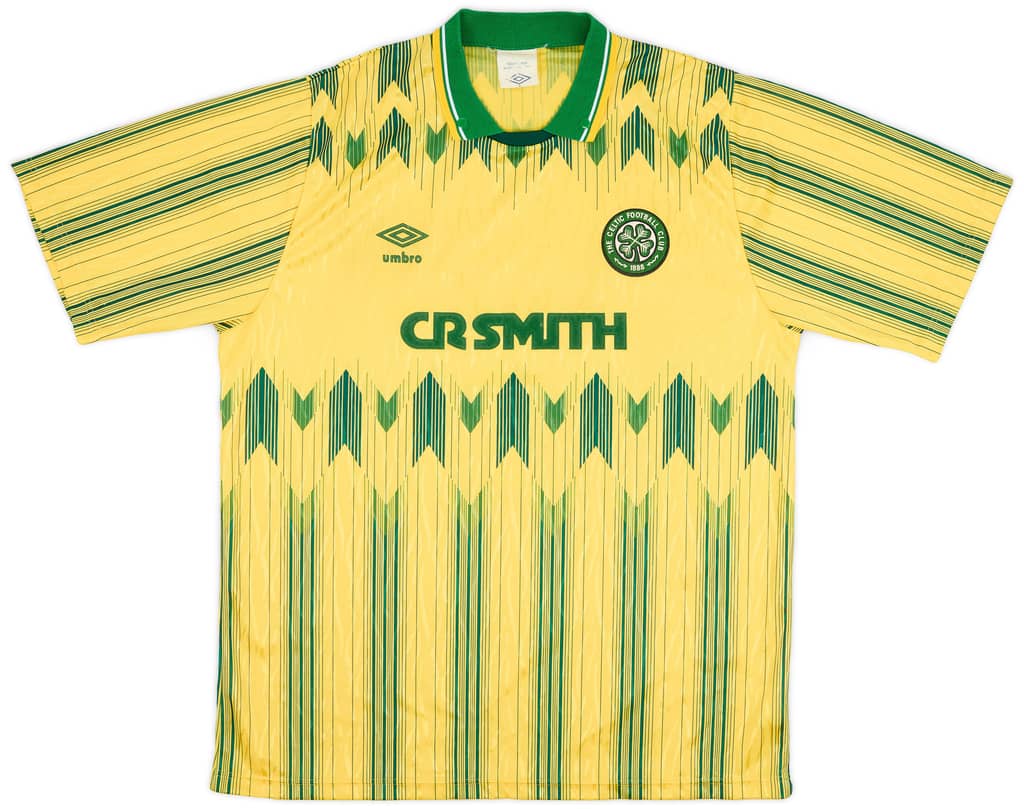 1989-91 Celtic Away Shirt - 7/10 - (L)
