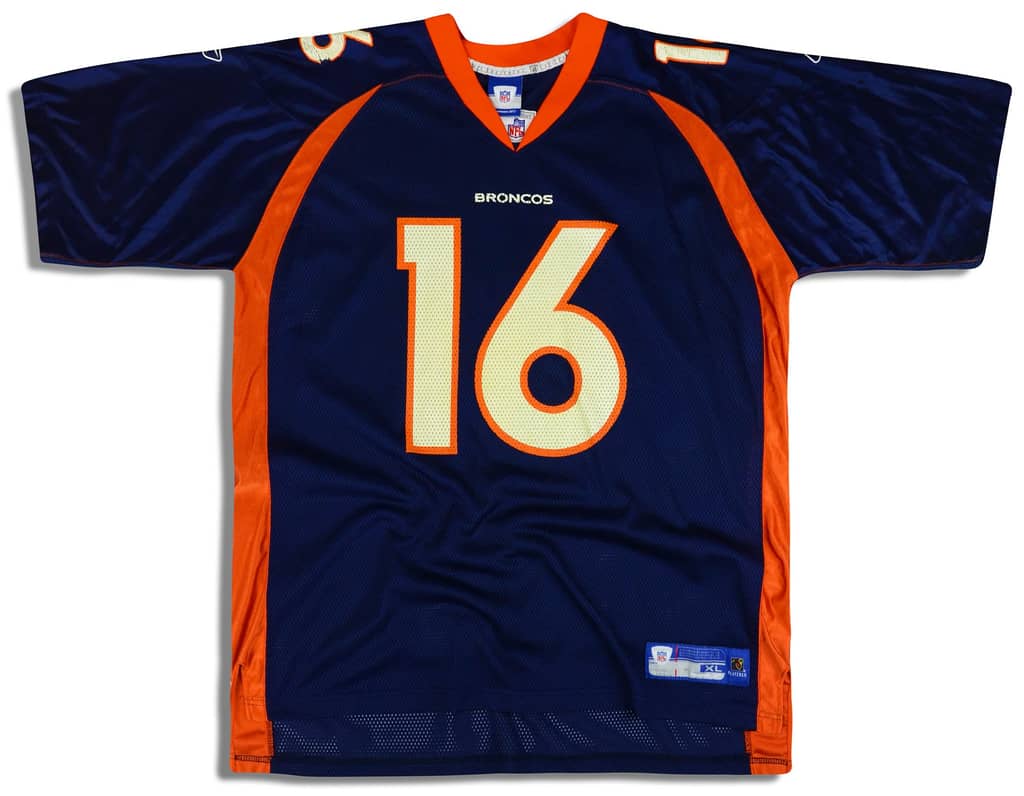 2005-06 Denver Broncos Plummer #16 Reebok On Field Jersey (Home) XL