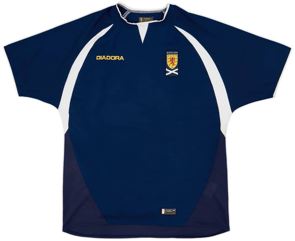 2003-05 Scotland Home Shirt - 8/10 - (M)