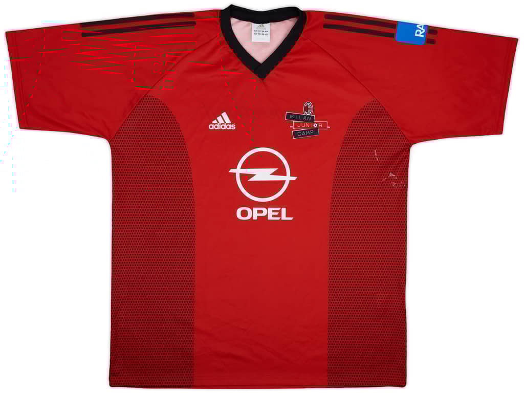 2002-03 AC Milan 'Junior Camp' adidas Training Shirt - 6/10 - (XL)