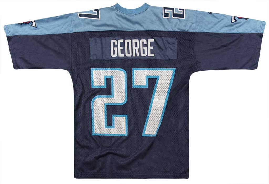 1999-00 Tennessee Titans George #27 Nike Jersey (Home) M