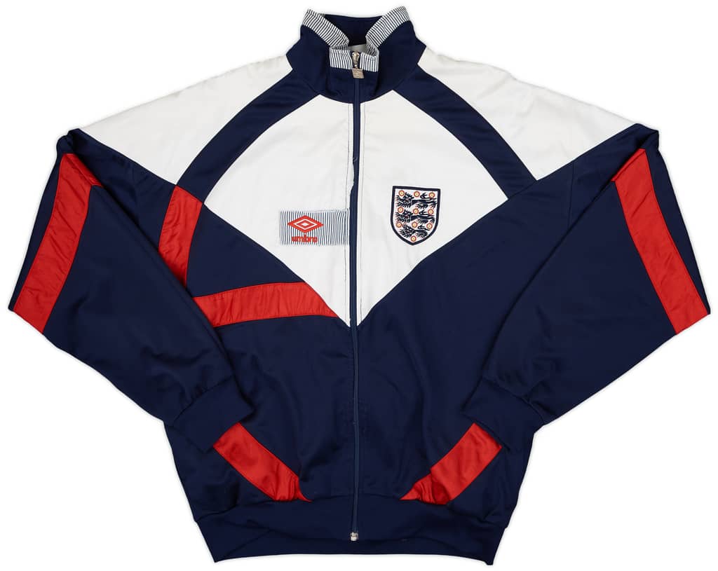 1990-92 England Umbro Track Jacket - 7/10 - (L)