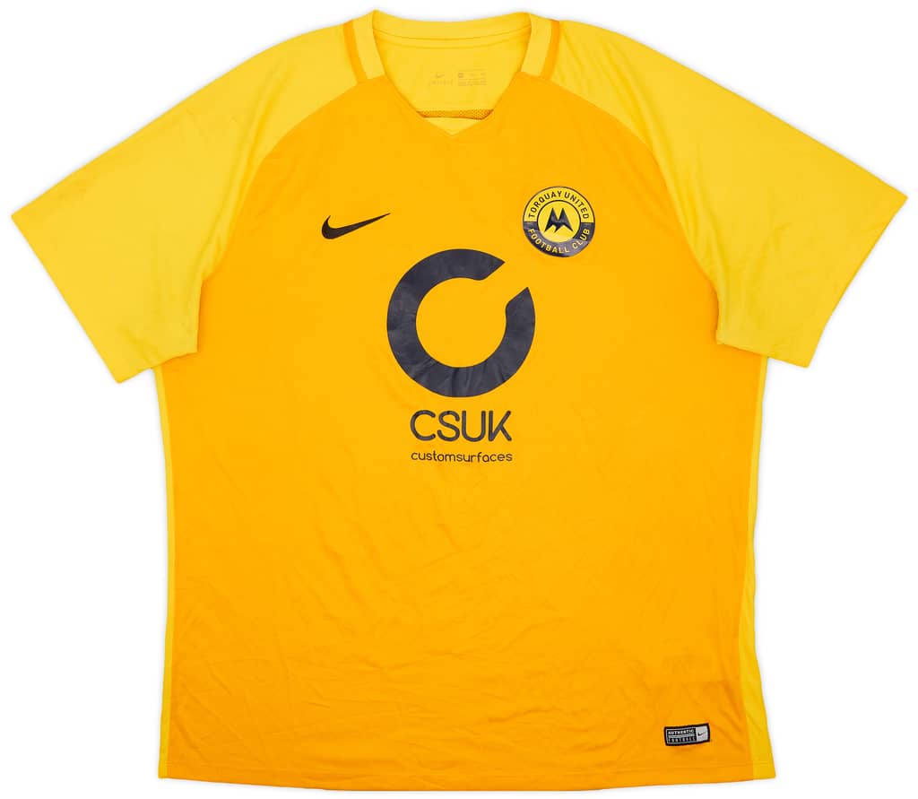 2017-18 Torquay United Home Shirt - 6/10 - (XXL)