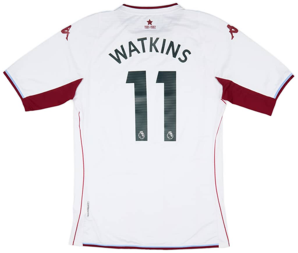2021-22 Aston Villa Authentic Away Shirt Watkins #11 - 9/10 - (XL)