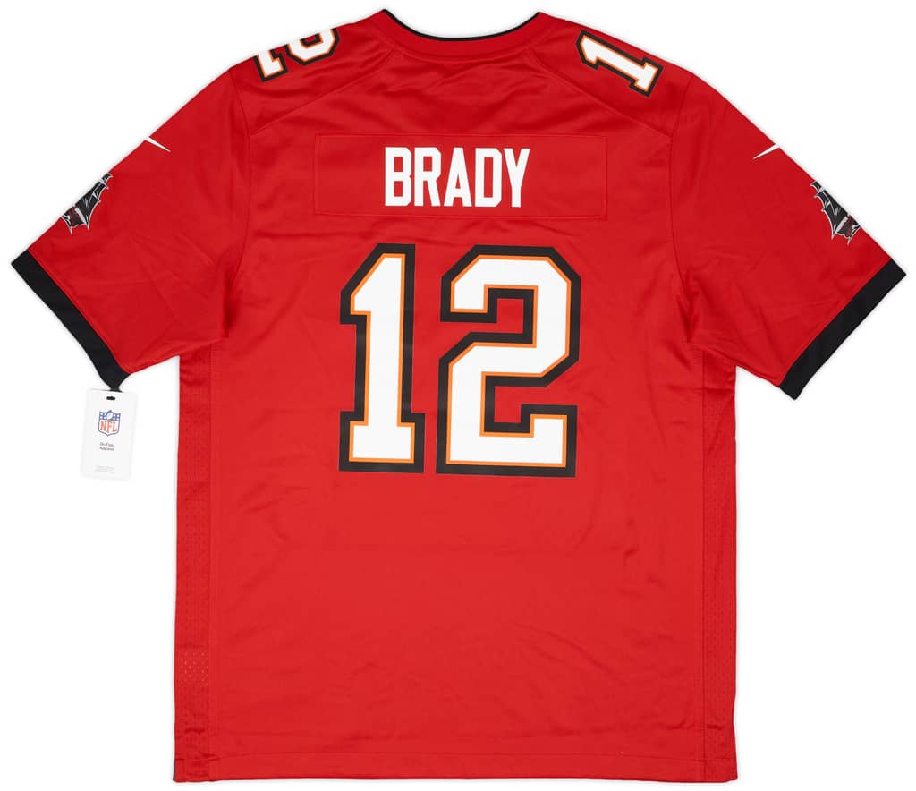 2020-22 Tampa Bay Buccaneers Brady #12 Nike Game Home Jersey (L)