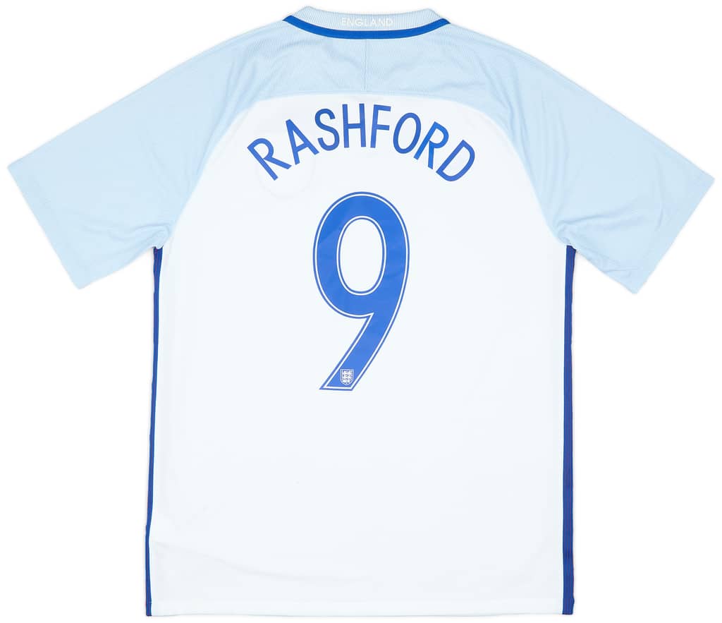 2016-17 England Home Shirt Rashford #9 (L)
